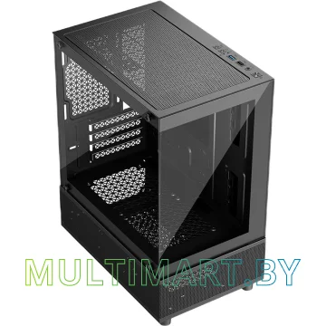 Корпус 1stPlayer Miku Mi2-A (Mi2-A-BK-2F1R-1F1) картинка 2